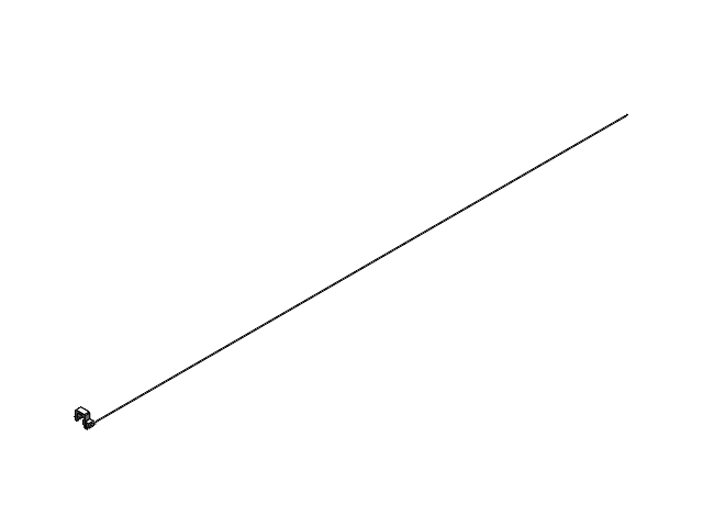 Reed switch with clamp assembly